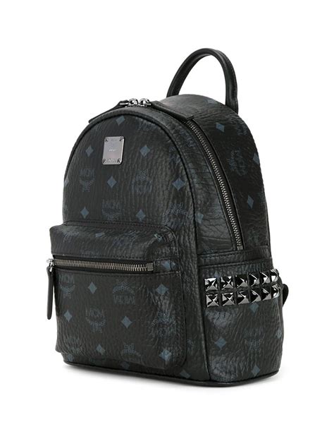 Enjoy complimentary ground shipping and returns with every order. . Mcm black backpack